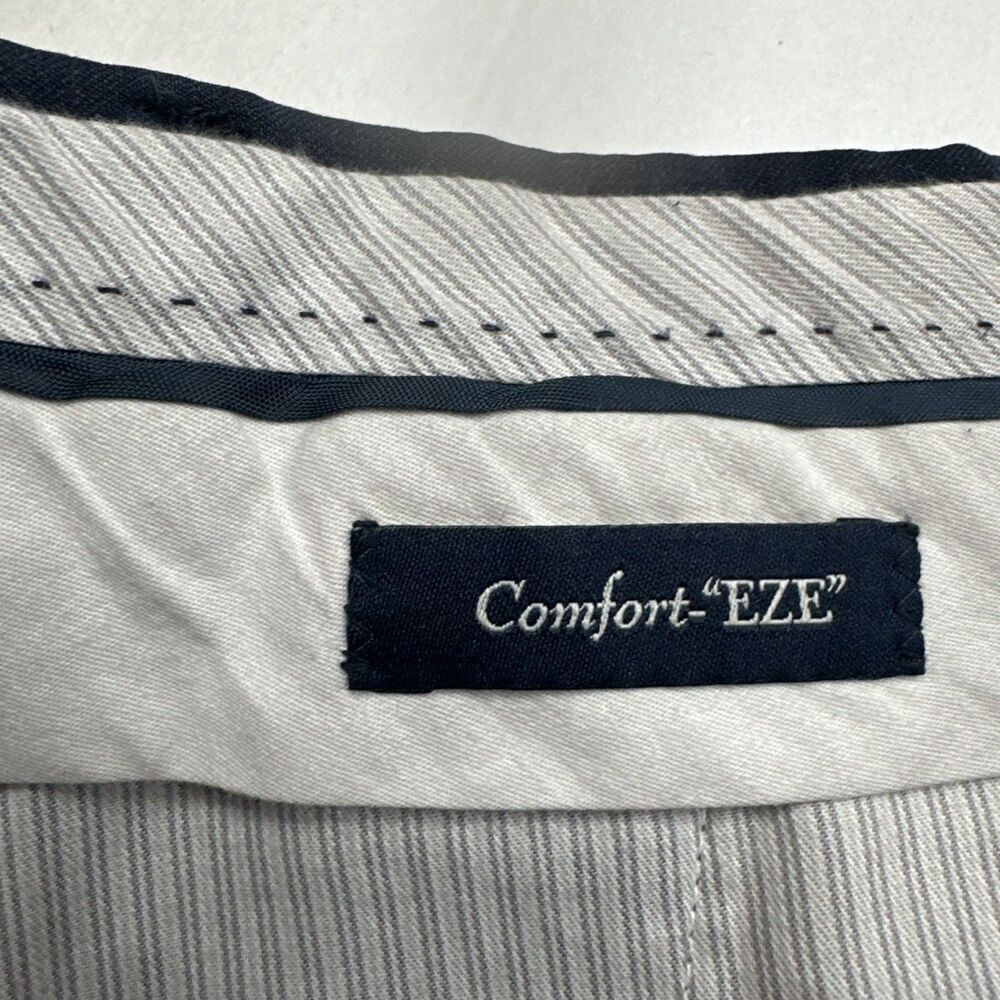 Ballin Dress Pants 100% Super 120s Wool Comfort-Eze Mens 40x27.5 Blue Flat Front - Picture 11 of 15